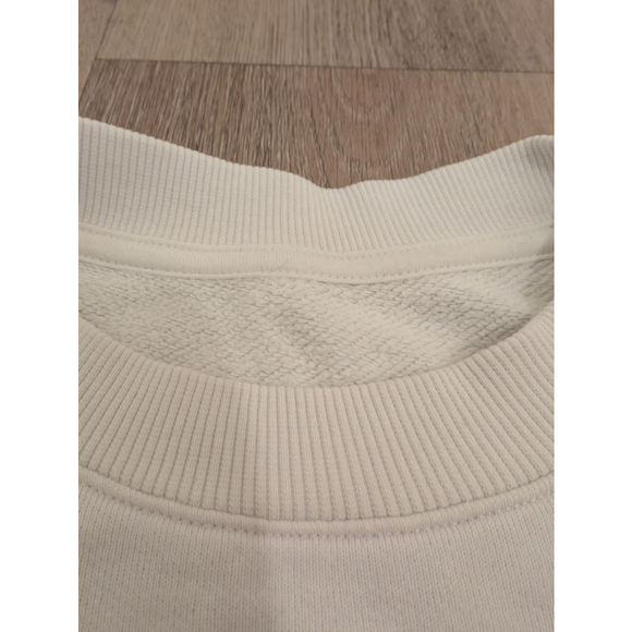 Alo Yoga Accolade Crew Neck Women's Pullover Classic White size M - Picture 8 of 9